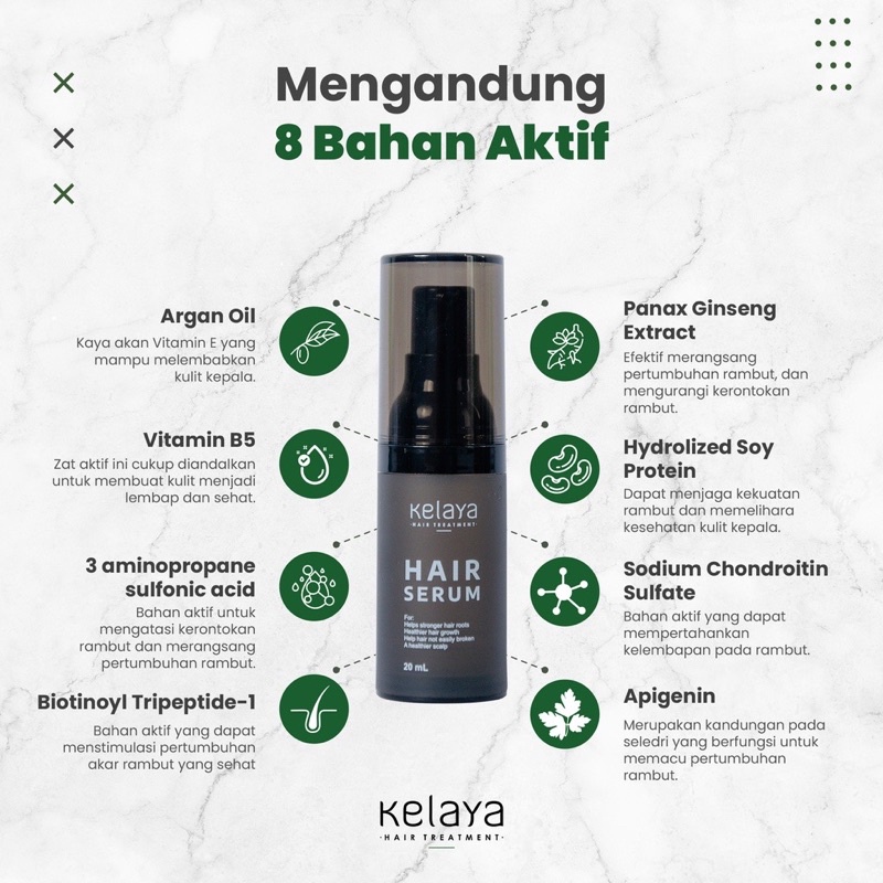 Jual Kelaya Hair Treatment Serum Ml Shopee Indonesia