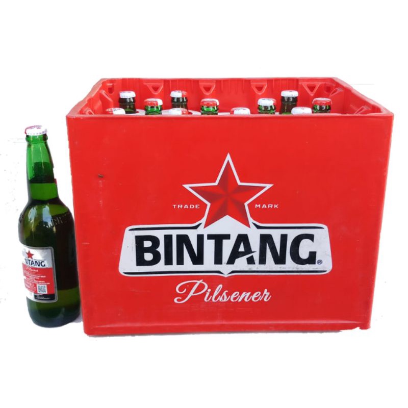 Jual Bir Bintang Pilsener 620 Ml 1 Krat Isi 12 Botol Shopee Indonesia 6954