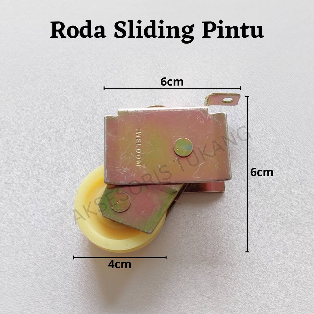 Jual Roda Sliding Pintu Roda Geser Pintu Kecil Besar Door Sliding Wheel Weldom Shopee