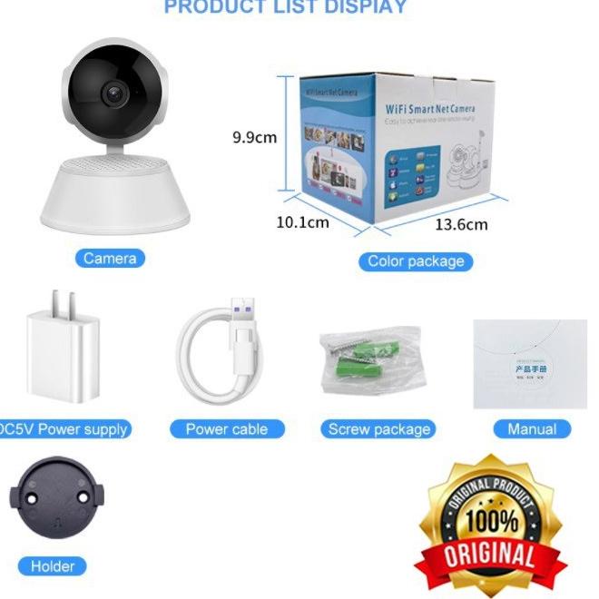 Jual Stok Terbaru V380 Ip Camera Wireless Cctv Wifi Indoor Ip Cam V 380 ...