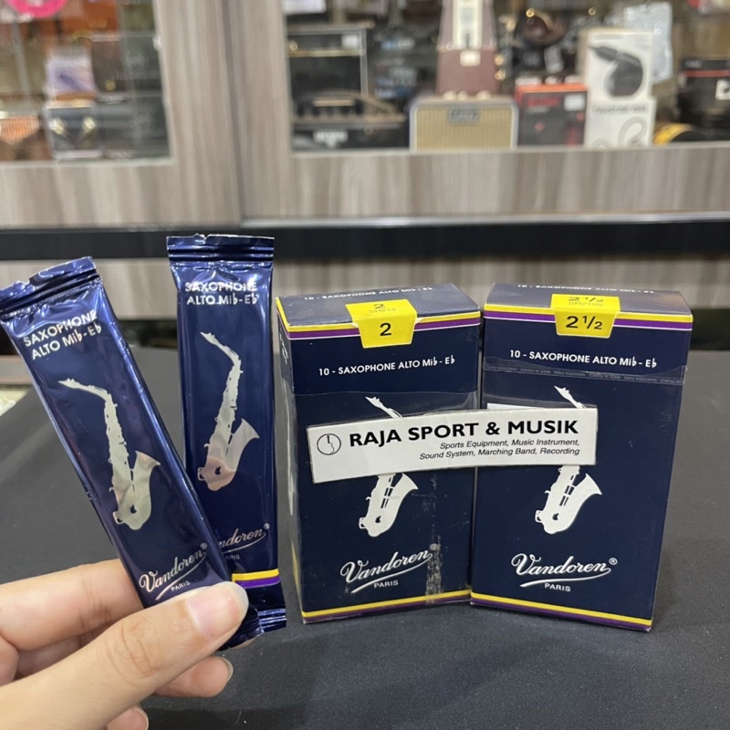 Jual REED SAXOPHONE VANDOREN PARIS RICIS ALTO UKURAN 2 2,5 - ORIGINAL ...