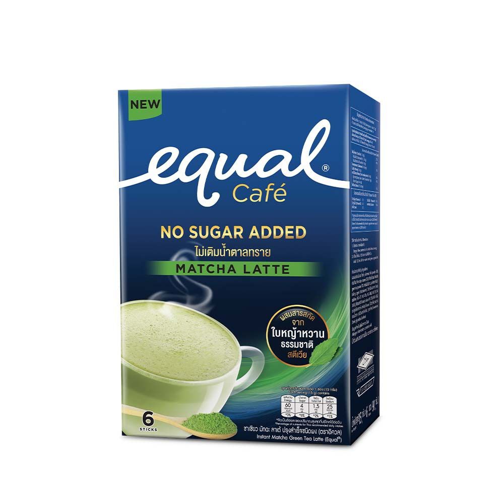 Jual Equal Cafe Matcha Latte Instant Coffee No Sugar Added 6 x 15 Gram