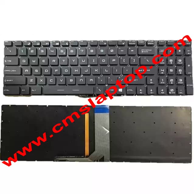 AUTENS Replacement US Keyboard For MSI GS60 GS63 GS63VR GS70 GS72