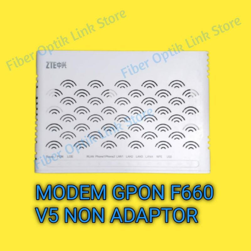 Jual MODEM GPON F660 V5 ONT PLUS & NON ADAPTOR | Shopee Indonesia
