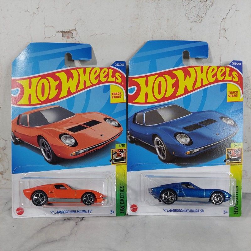 Jual Hot Wheels 71 Lamborghini Miura Sv Shopee Indonesia