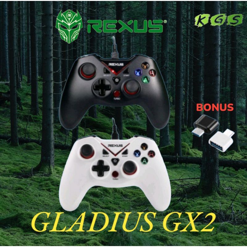Jual Rexus Gladius gx2 gx1 Pro Stick Gaming Gamepad Controler USB PC ...
