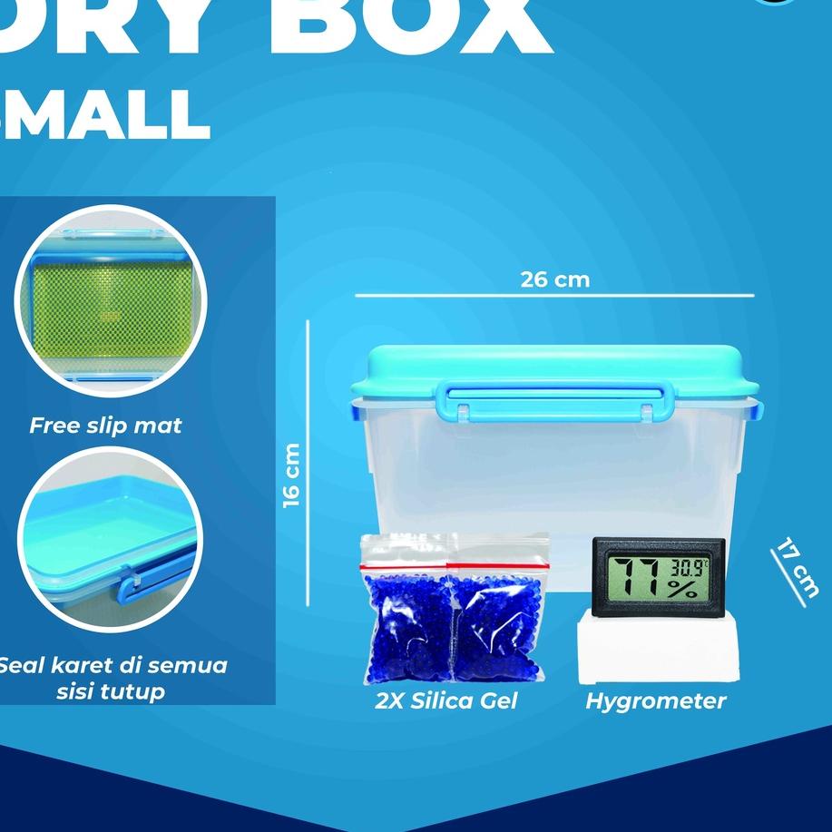 Jual AFY123 Dry box Drybox SMALL silica gel hygrometer tempat