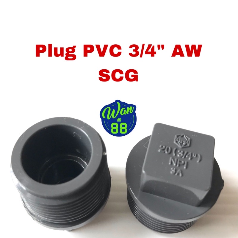 Jual Plug PVC 3/4” AW SCG harga per 1 pc | Shopee Indonesia