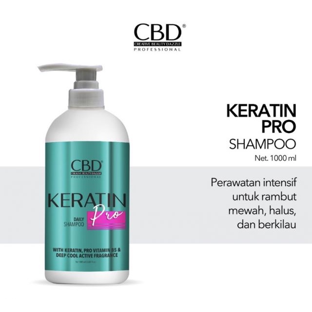 Jual CBD [CREATIVE BEAUTY DAZZLE] Keratin Professional Shampo ...