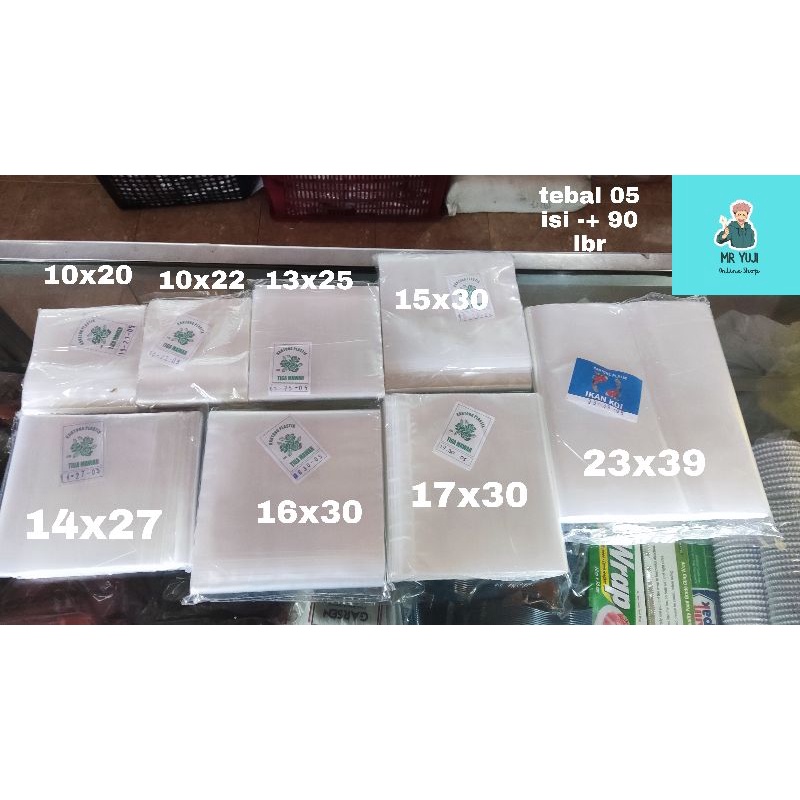Jual Kantong Plastik PP / Kantong Plastik Bening /Kantong Plastik Tebal