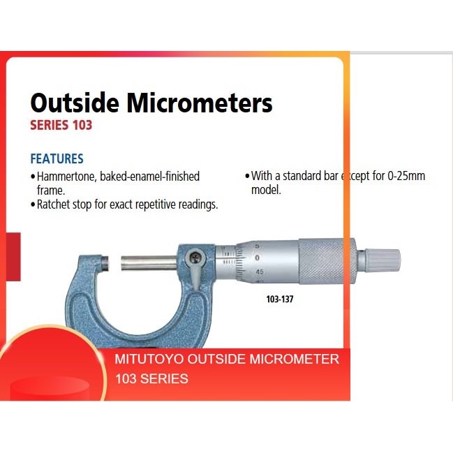 Jual Mitutoyo Outside Micrometer Series Varian Original Japan Promo Shopee Indonesia