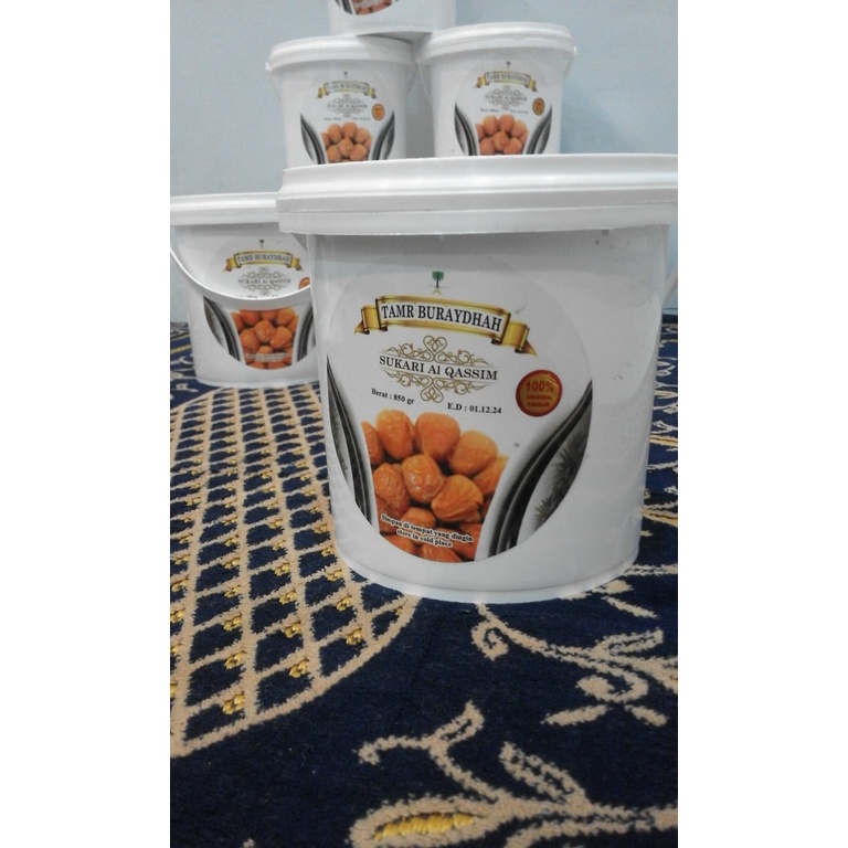 Jual Kurma Sukari Premium Al Qassim Kemasan Ember 850gr Shopee Indonesia 9284