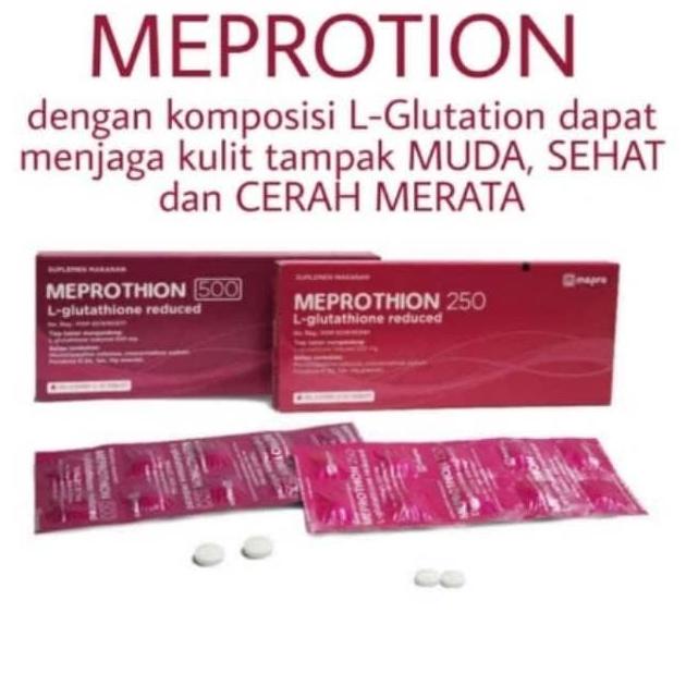 Jual MEPROTHION 500 MG BOX ISI 30 KAPSUL glutathione 500 MG | Shopee