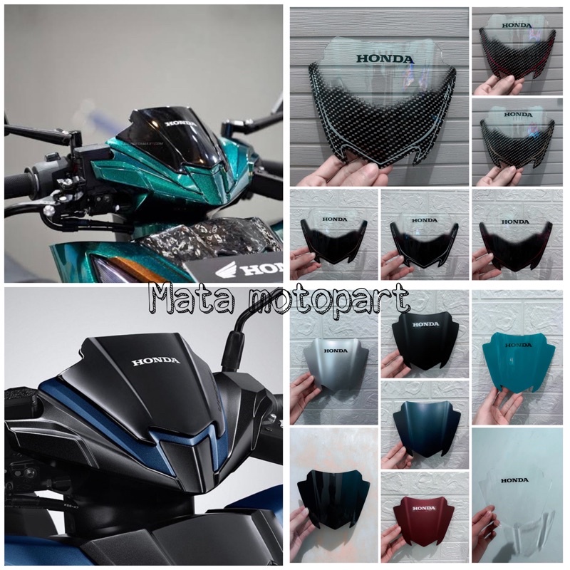 Jual Visor New Honda Vario 125 (2023) Windshield Visor New Honda Vario 125 (2023) Shopee