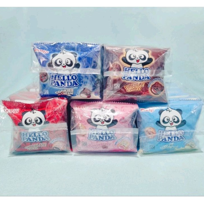 Jual Hello Panda Chocolate Cream Double Choco Milk Cream