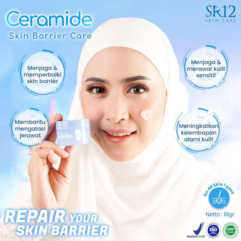 Jual Ceramide Skin Barrier Care SR12 / Cream Skin Barrier / Moisturizer ...