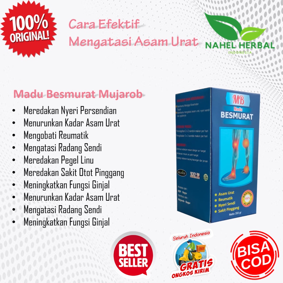 Jual Obat Assalam Asam Urat Cina Dan Flu Tulang Reumatik Alami - Madu ...