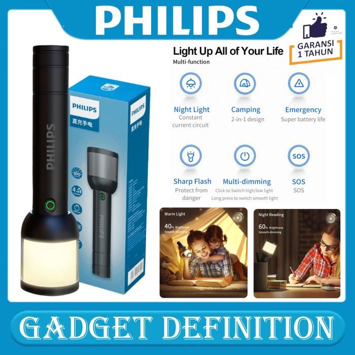 Jual Philips Senter LED Super Terang / Senter Led Jarak Jauh Tahan Air ...