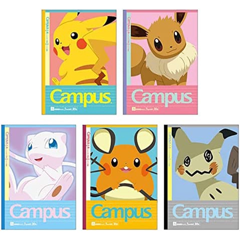 Jual Showa Note Kokuyo Campus B5 Pokemon Ruled Dots Notebook 30 Sheets ...