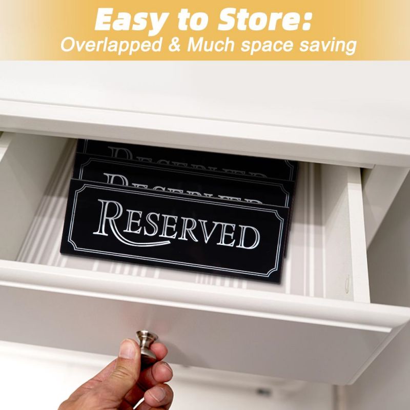 Jual Papan Meja Reserved Akrilik Reserved Sign 20x7cm Papan Reserved ...