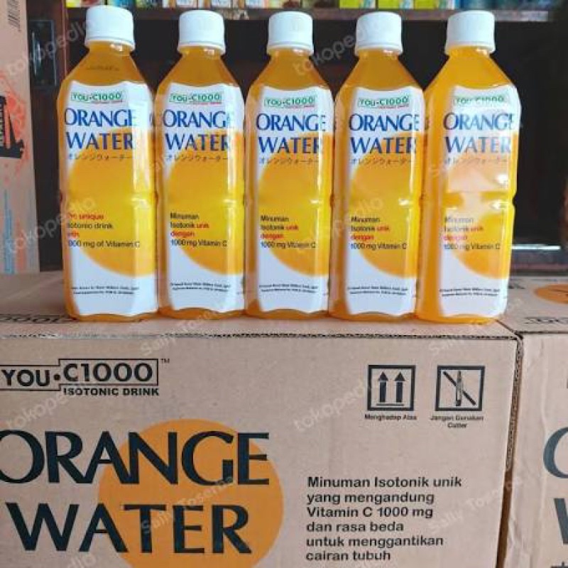 Jual You C 1000 / You C1000 Water Orange UC 1000 500ml 1 Dus Shopee