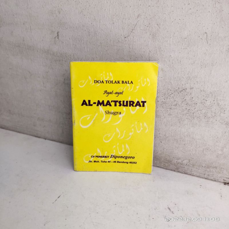 Jual Buku Original Murah Doa Tolak Bala Ayat Ayat Al Ma Tsurat Shurga Shopee Indonesia