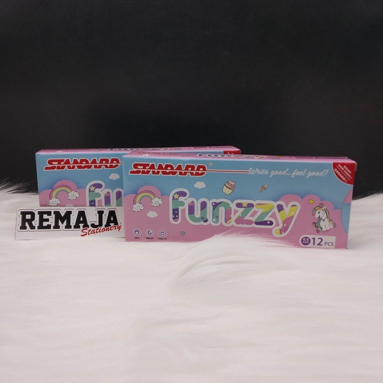 Jual Bolpoin / Pen Standard Funzzy Per pack | Shopee Indonesia