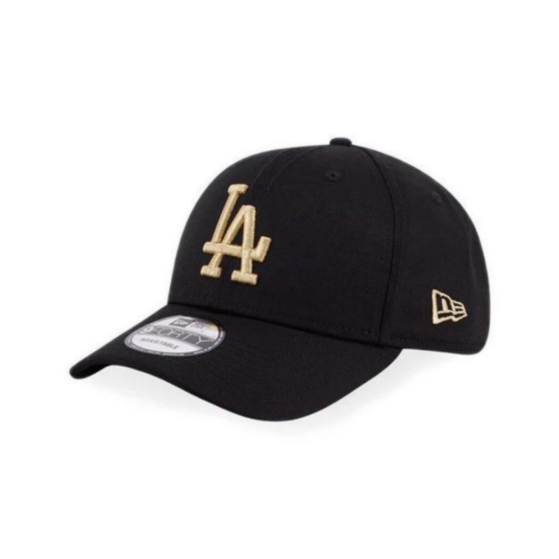 Jual Topi New Era Cap Los Angeles Dodgers Logo Gold 9Forty Adjustable ...