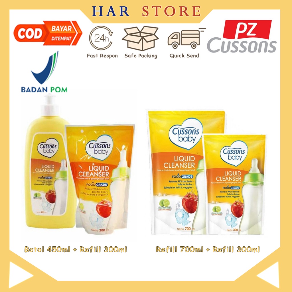 Jual HARSTORE - CUSSONS Baby Liquid Cleanser - Pembersih Botol Bayi ...