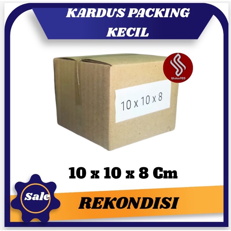 Jual KARDUS PACKING/KARTON/BOX UKURAN 10 x 10 x 8 Cm | Shopee Indonesia