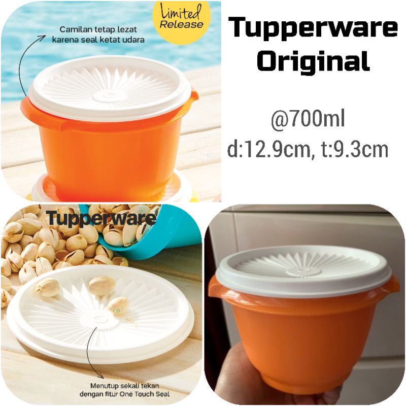 Jual Tupperware Original Toples Eksklusif dan Stylish Wadah Keripik ...