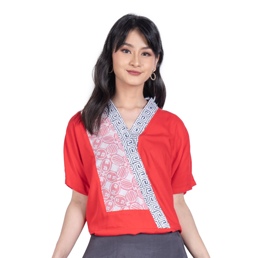 Jual Bhatara Batik Blouse Wanita Athena 4269G | Shopee Indonesia