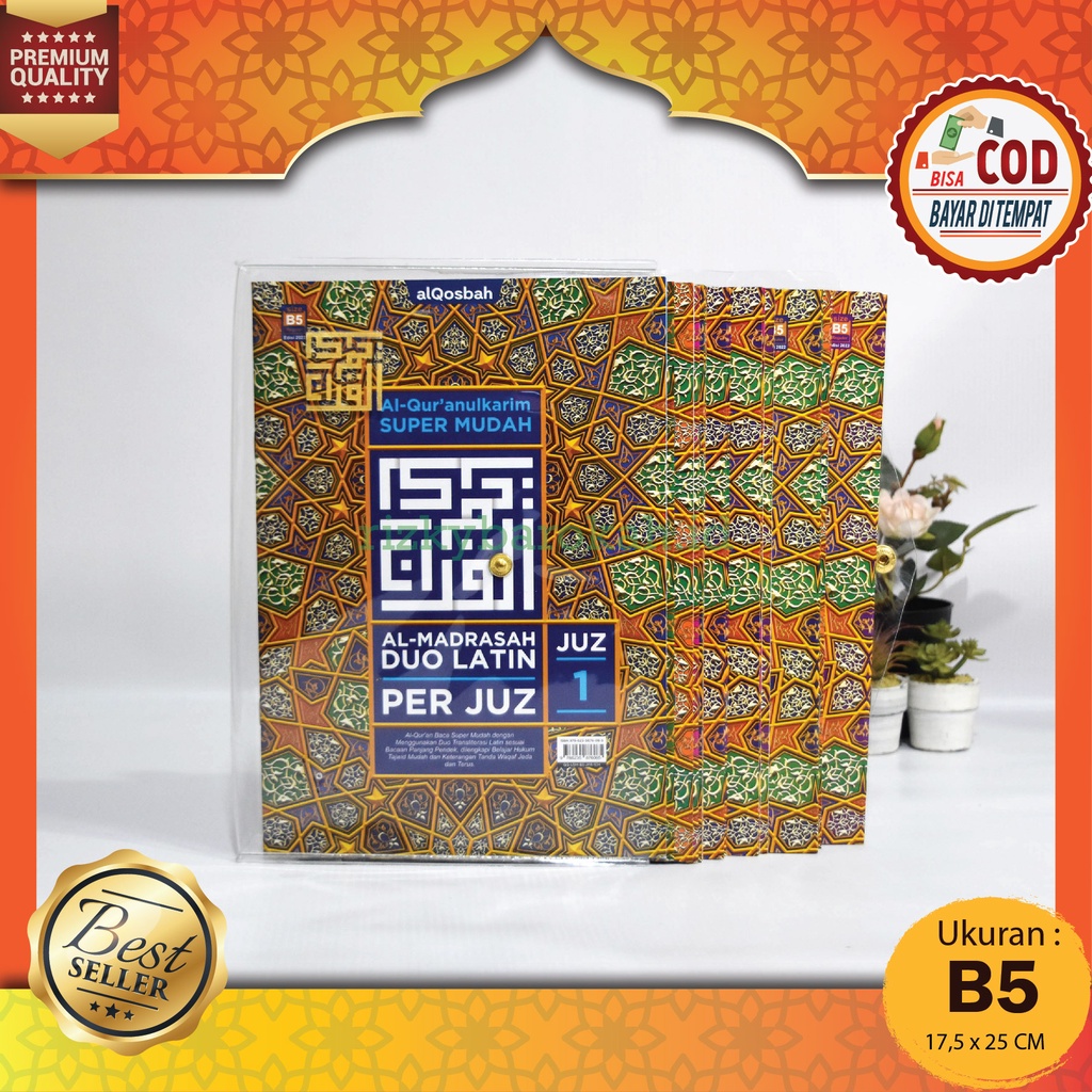 Jual Mushaf Alquran Duo Latin Almadrasah Perjuz B5 Terjemah Dan ...