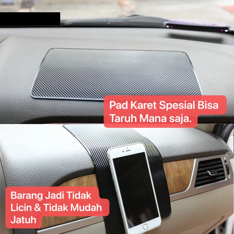AM-52 Alas Karet Dashboard Mobil Sticky Gel Pad Besar Non Slip Mate Tatakan Anti Slip Anti Licin