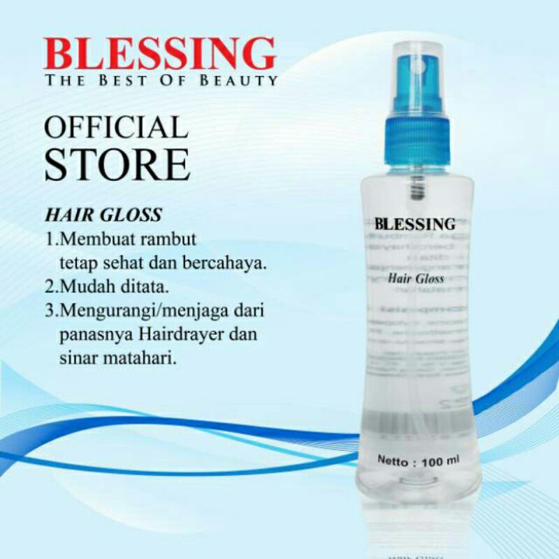 Jual Hair gloss blessing vitamin rambut 100ml | Shopee Indonesia