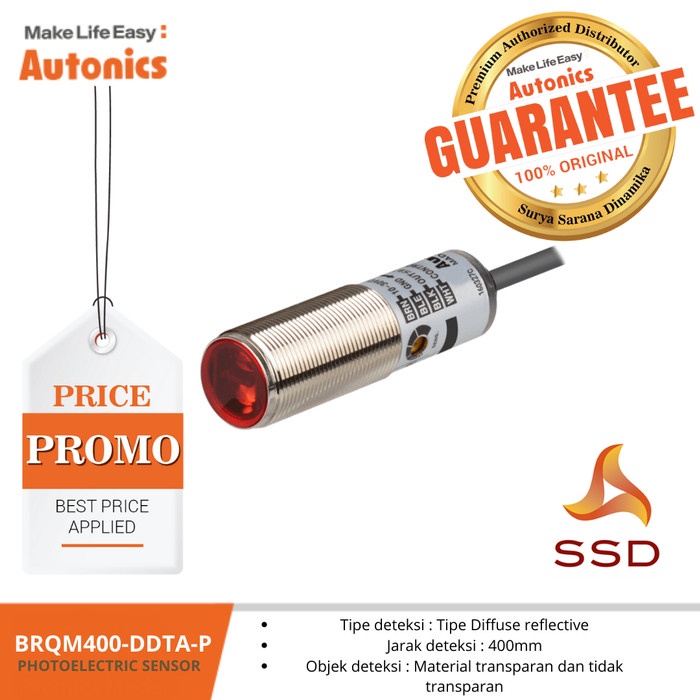 Jual Photoelectric Sensor Autonics Brqm400-Ddta-P | Shopee Indonesia