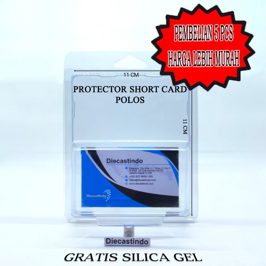 Jual Hotwheels / Hot Wheels Short Card Protector / Protektor Polos