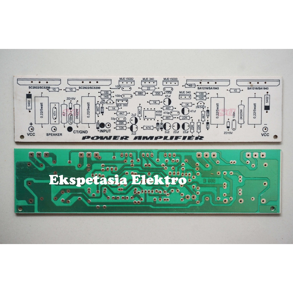 Jual PCB Power Amplifier B500 semi fiber | Shopee Indonesia