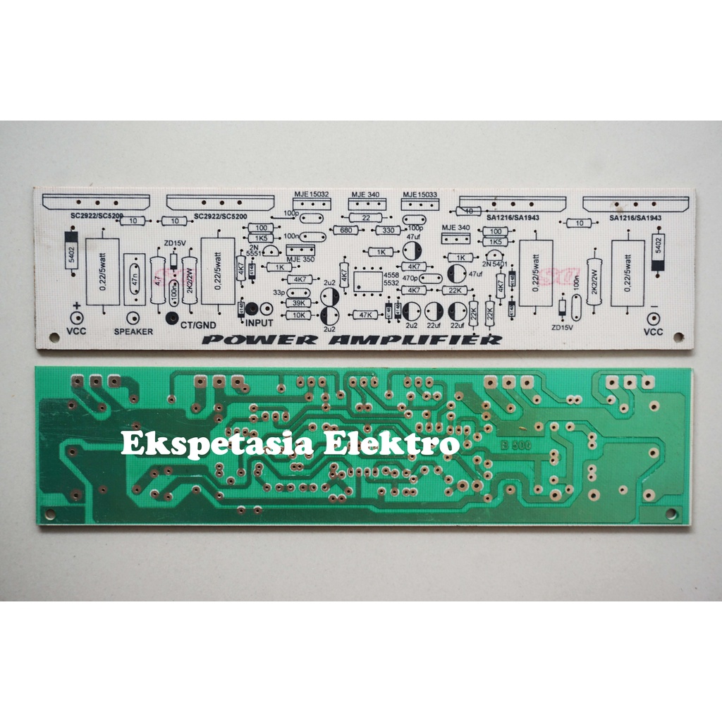 Jual Pcb Power Amplifier B Semi Fiber Shopee Indonesia