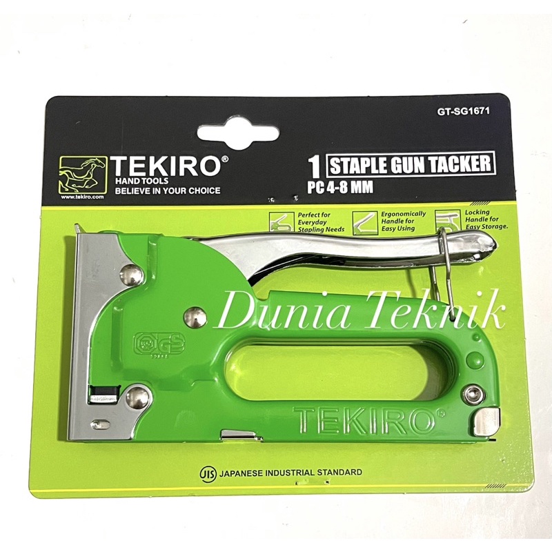 Jual TEKIRO Staple Gun Tacker 4 8 mm Gun Tacker Hekter Tembak Staples