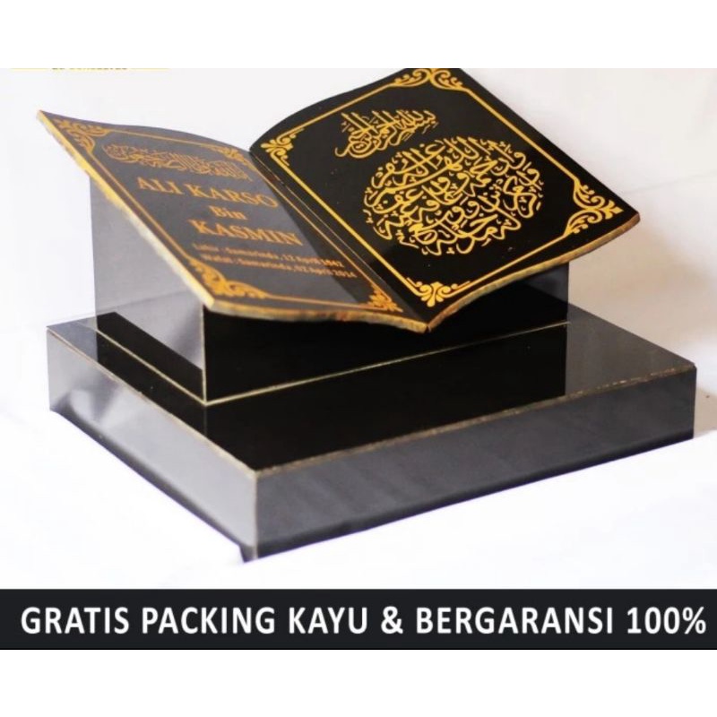 Jual batu nisan model buku / maesan / kijingan | Shopee Indonesia