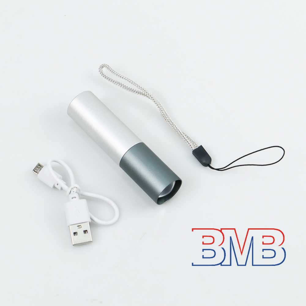 Jual N22 Senter LED Mini Flashlight USB Rechargeable Aluminium Body XPE ...