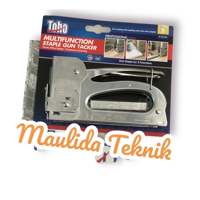 Jual TOHO Premium staples tembak 3 in 1 / Multifunction staple gun