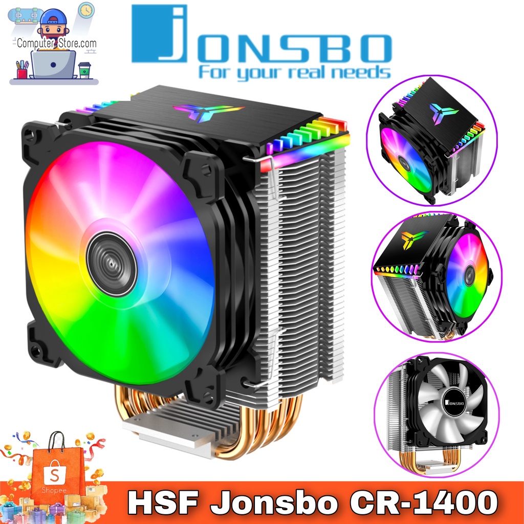 Jual Hsf Cooler Jonsbo Cr 1400 Evo Argb Sync Fan Cpu Cooling Processor Intel Amd Heatsink Tower