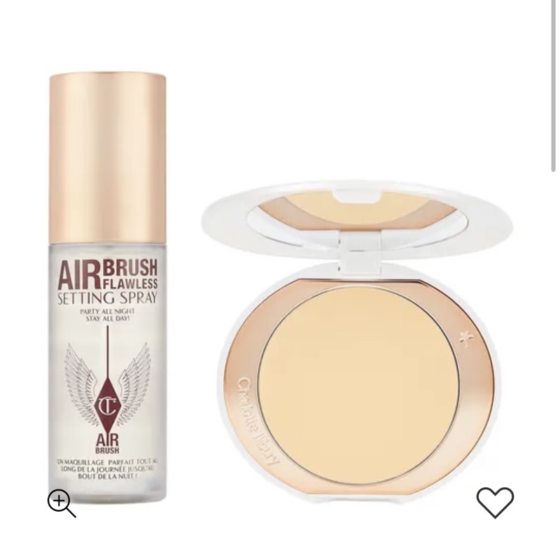 Jual Charlotte Tilbury Airbrush Brightening Flawless Finish Set Shopee Indonesia