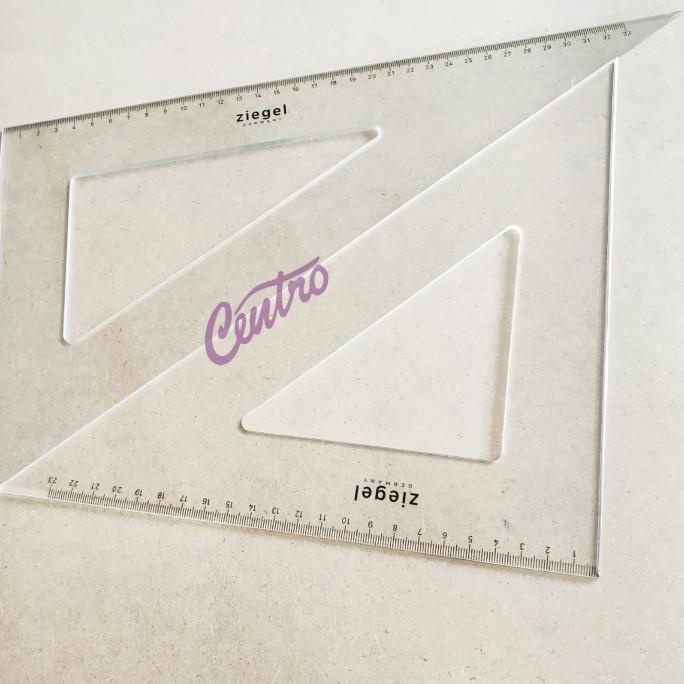 Jual ROTRING ZIEGEL RULER / SEGITIGA BESAR NO 12 SET 23CM/33CM | Shopee ...