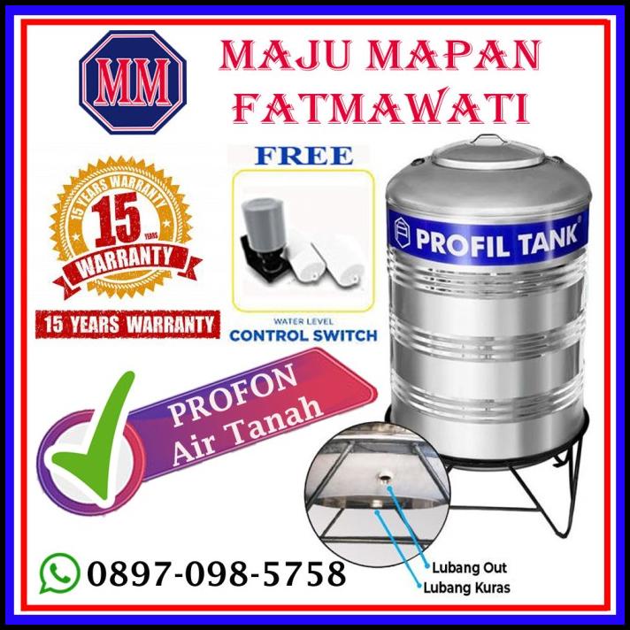 Jual Toren Tandon Tangki Air Stainless Profil Tank Ps Kaki