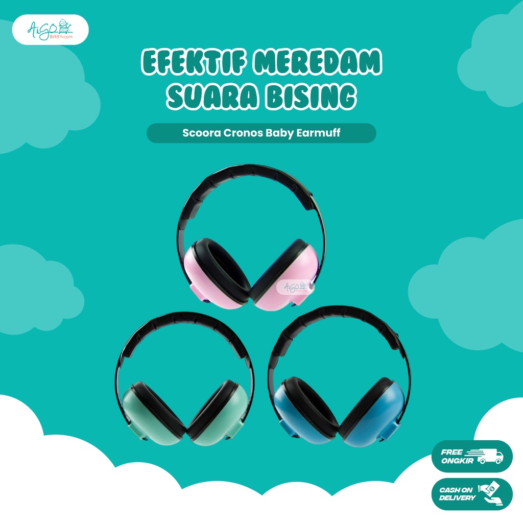 Jual SCOORA Cronos Baby Earmuff/ Pelindung telinga bayi | Shopee Indonesia