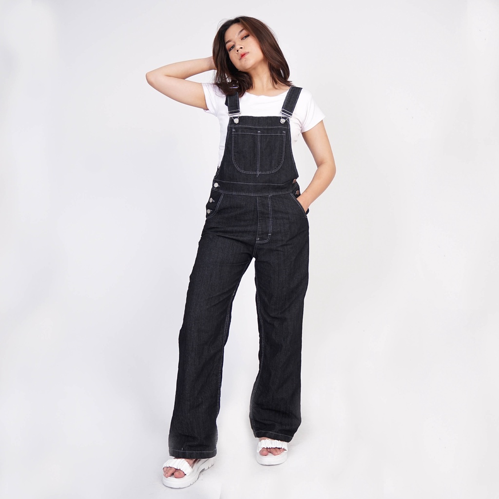 Jual VIERLIN Jumpsuit Jeans 8231 Shopee Indonesia