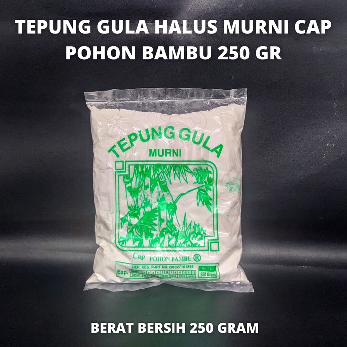 Jual Tepung Gula Murni Cap Pohon Bambu Gula Halus 250 Gr Shopee Indonesia 2448